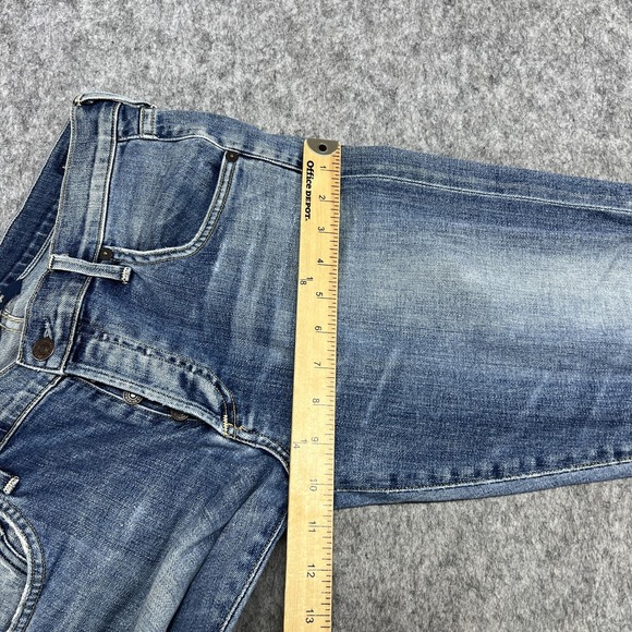 Citizens Of Humanity Emerson Jeans Womens 27 Blue Slim Boyfriend Distressed Prep - Picture 14 of 16